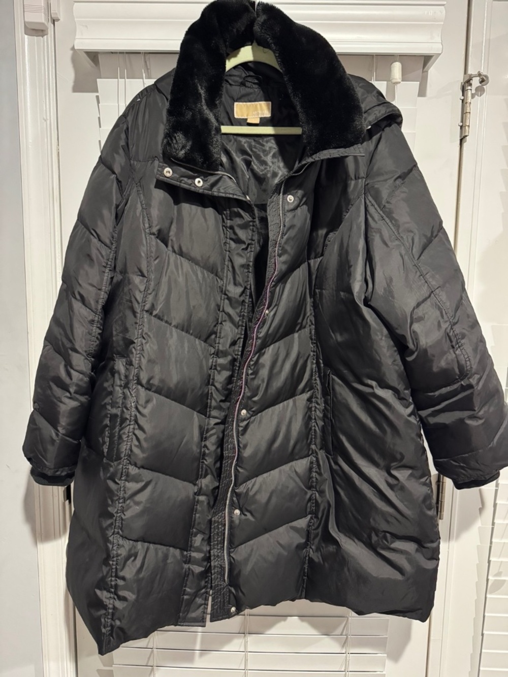 Michael Kors Black Puffer Coat 3X